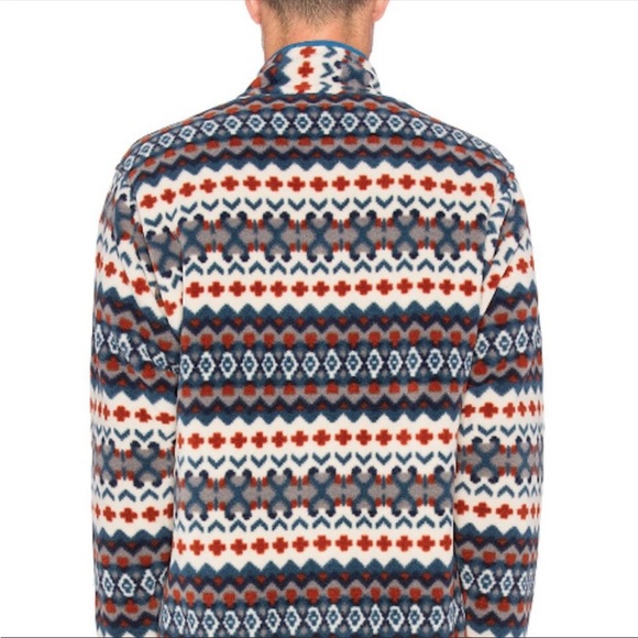 PATAGONIA Men’s Synchilla Snap-T Fleece Pullover Cliff Underwater Blue Size Med - Picture 5 of 13